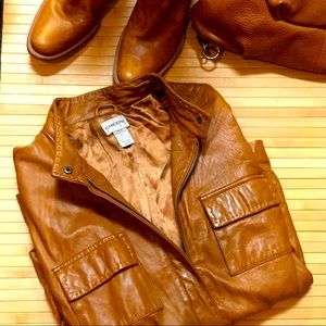 Chicos leather jacket